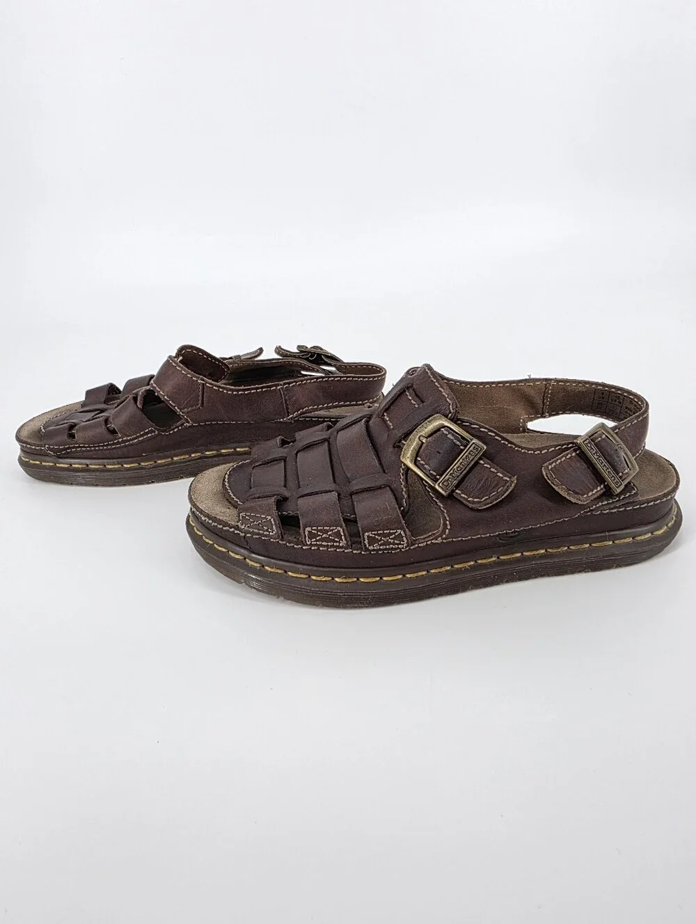 Dr. Martens AirWair Leather Fisherman Sandals, Sz 10